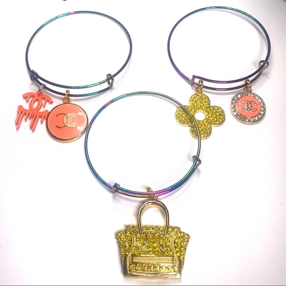 FabulouslyFitted Boutique | Custom Fashion Charm Bracelet Set - Picture 3 of 3